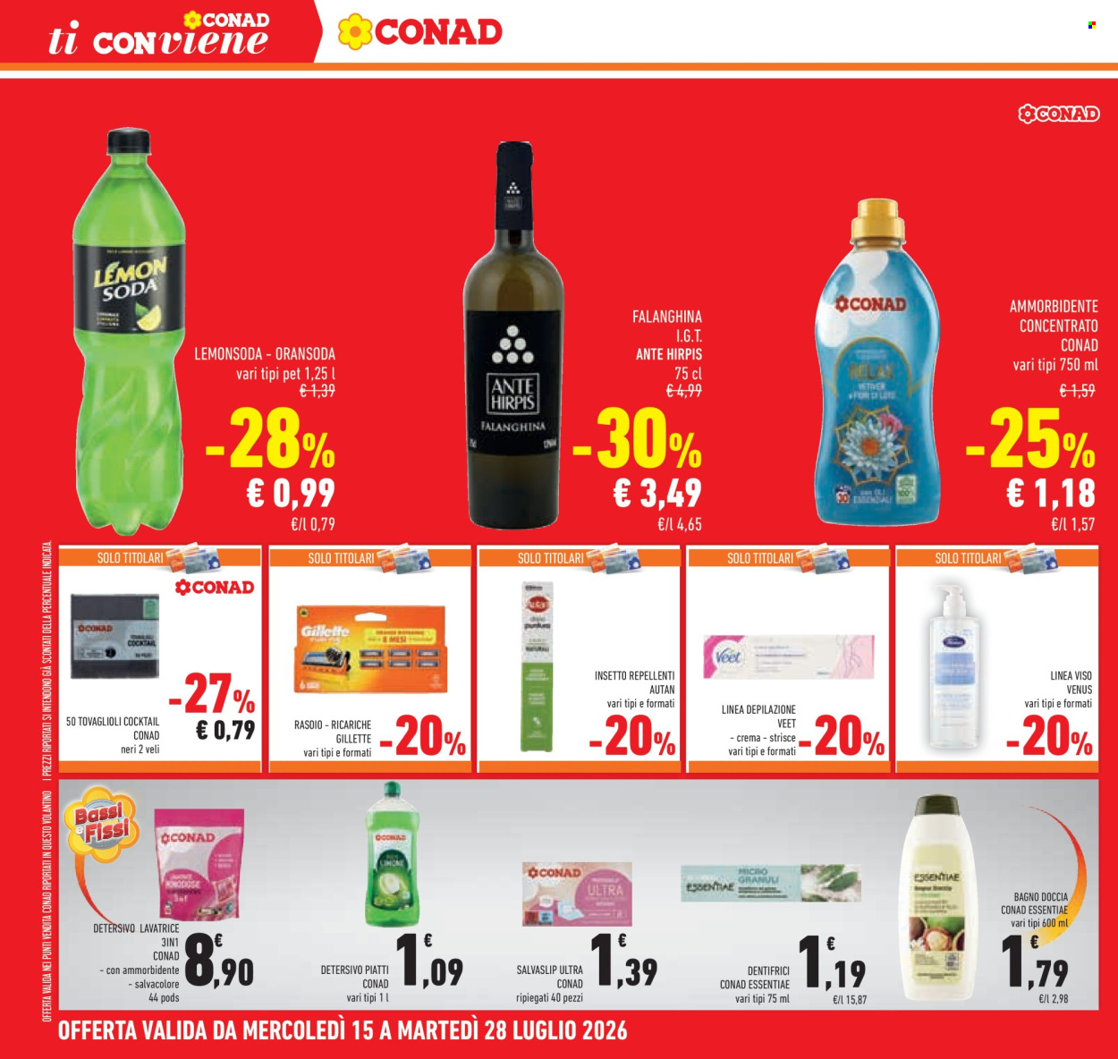 Volantino Conad - 15/7/2026 - 28/7/2026. Pagina 34
