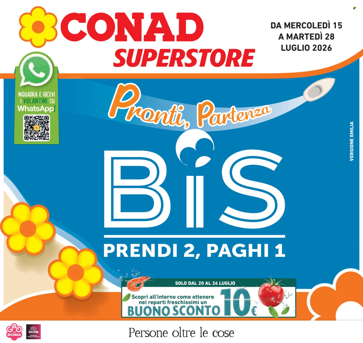 Volantino Conad Superstore - 15/7/2026 - 28/7/2026. Pagina 1