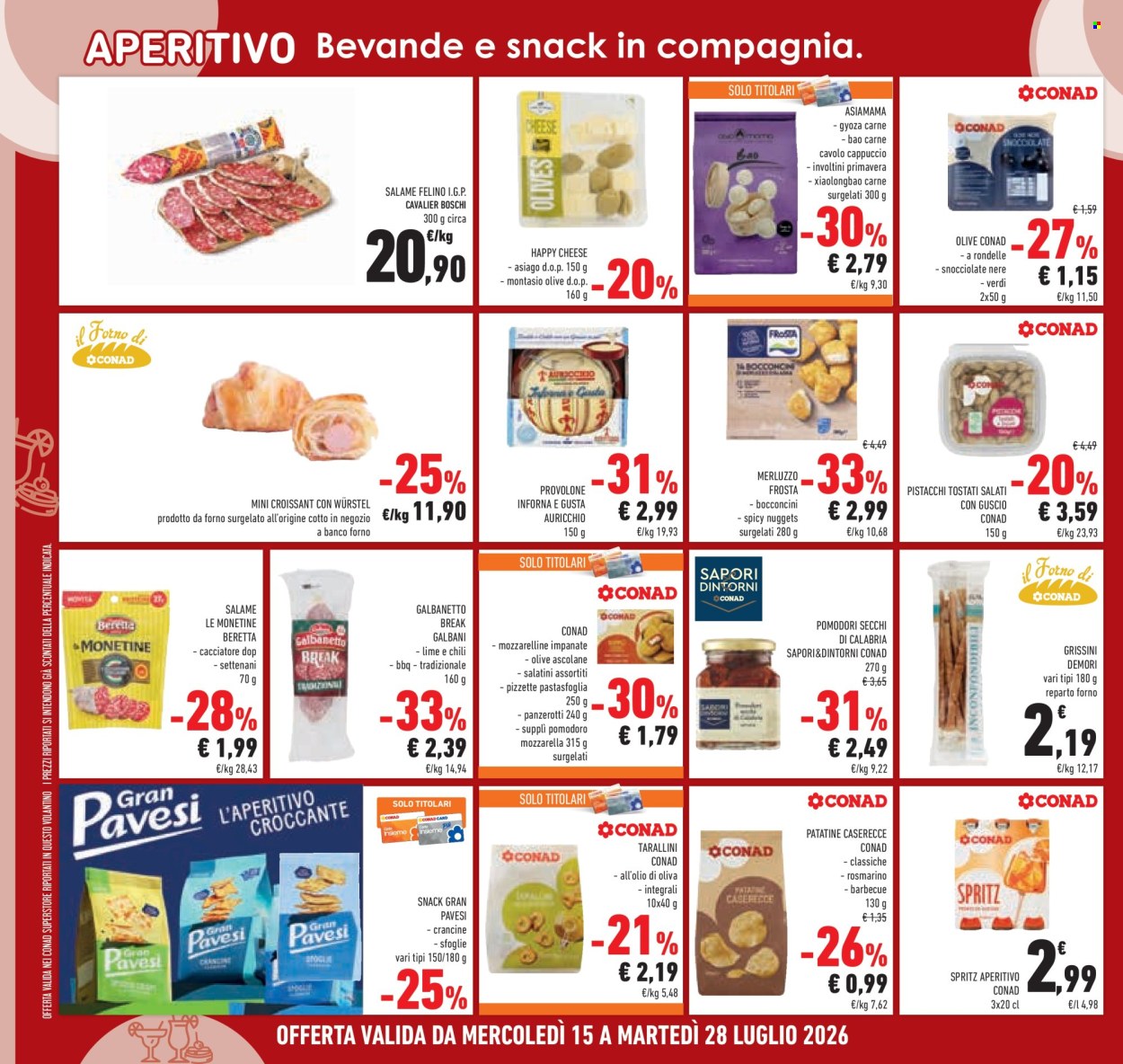 Volantino Conad Superstore - 15/7/2026 - 28/7/2026. Pagina 22