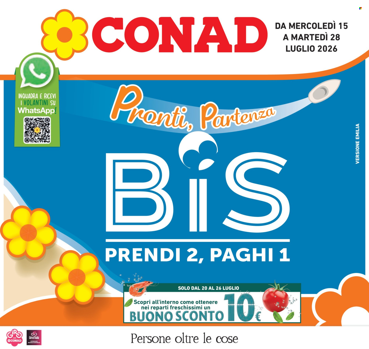Volantino Conad - 15/7/2026 - 28/7/2026. Pagina 1