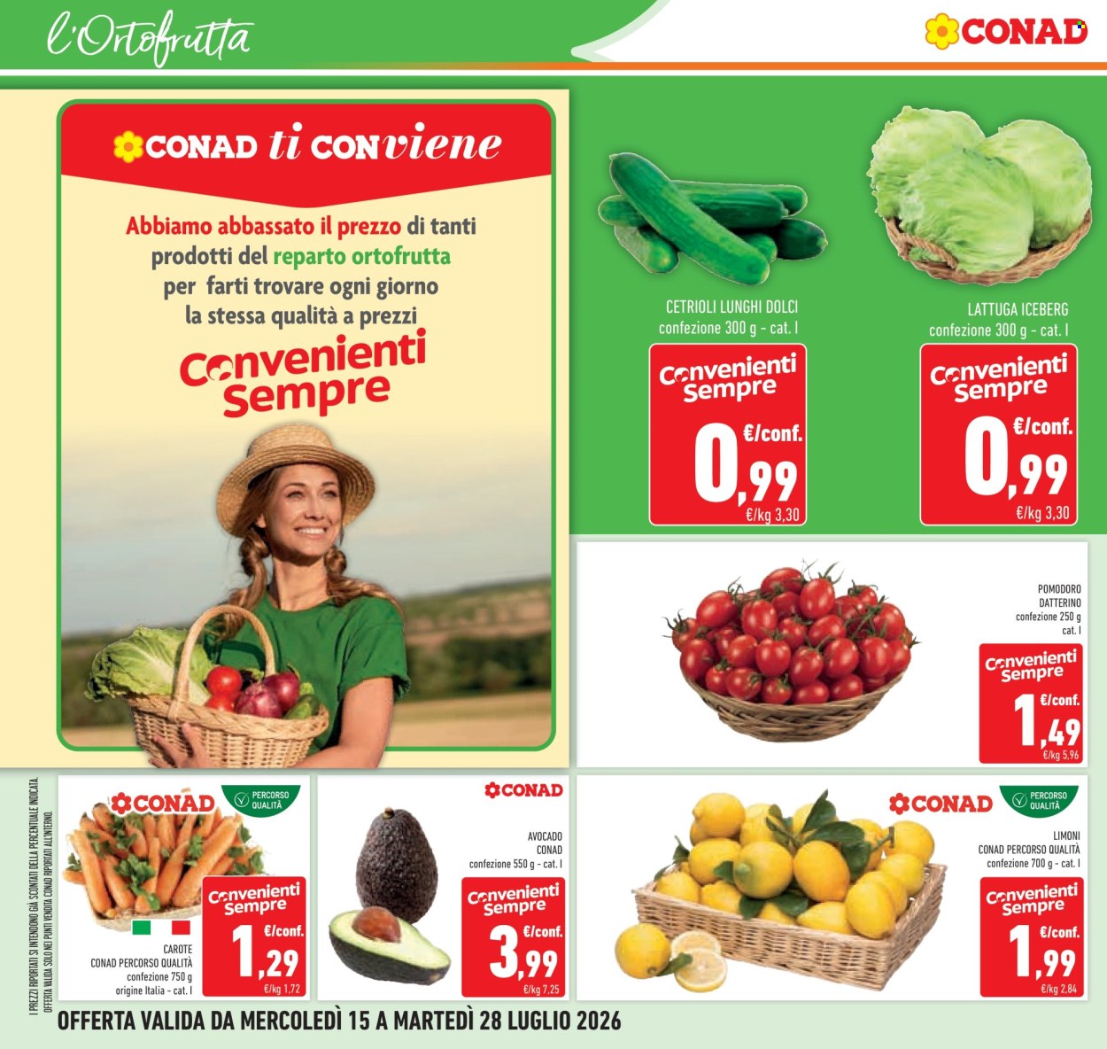 Volantino Conad - 15/7/2026 - 28/7/2026. Pagina 10