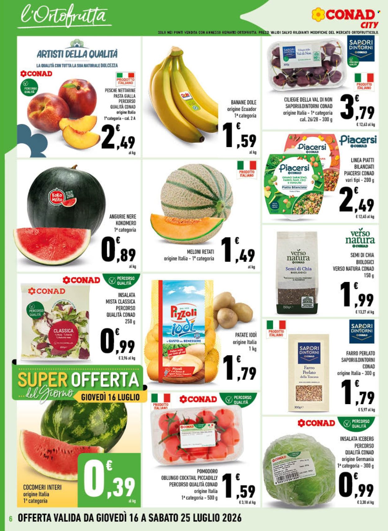 Volantino Conad - 16/7/2026 - 25/7/2026. Pagina 6