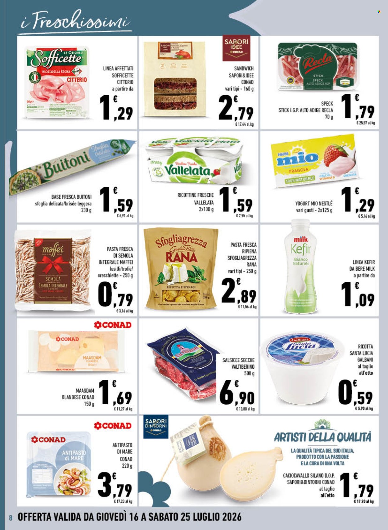 Volantino Conad - 16/7/2026 - 25/7/2026. Pagina 8