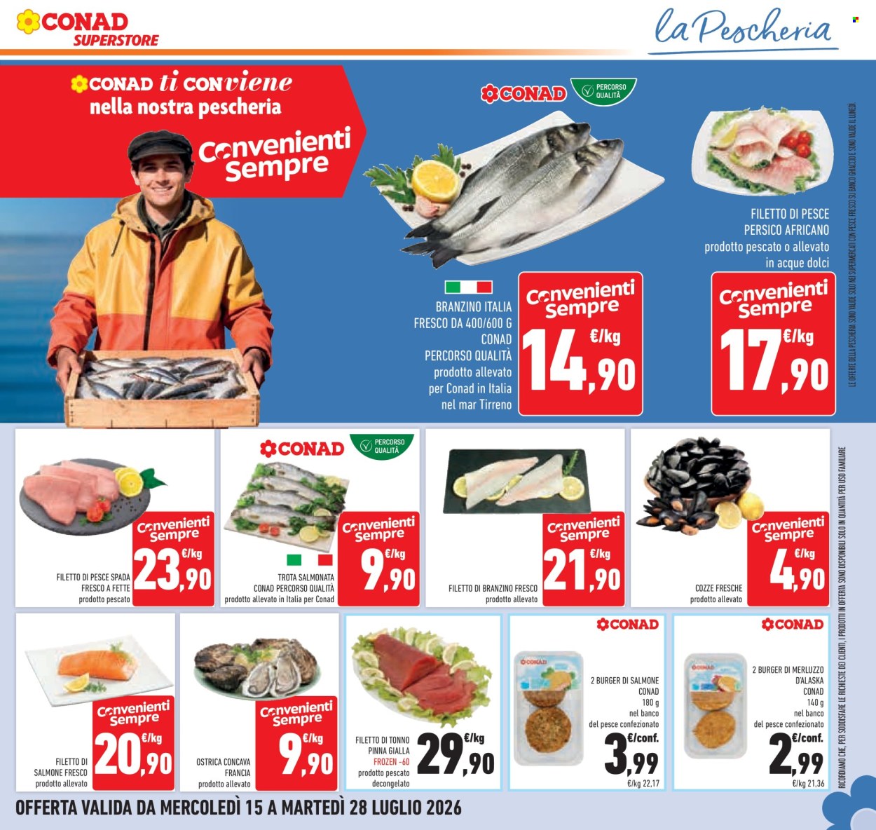 Volantino Conad Superstore - 15/7/2026 - 28/7/2026. Pagina 15