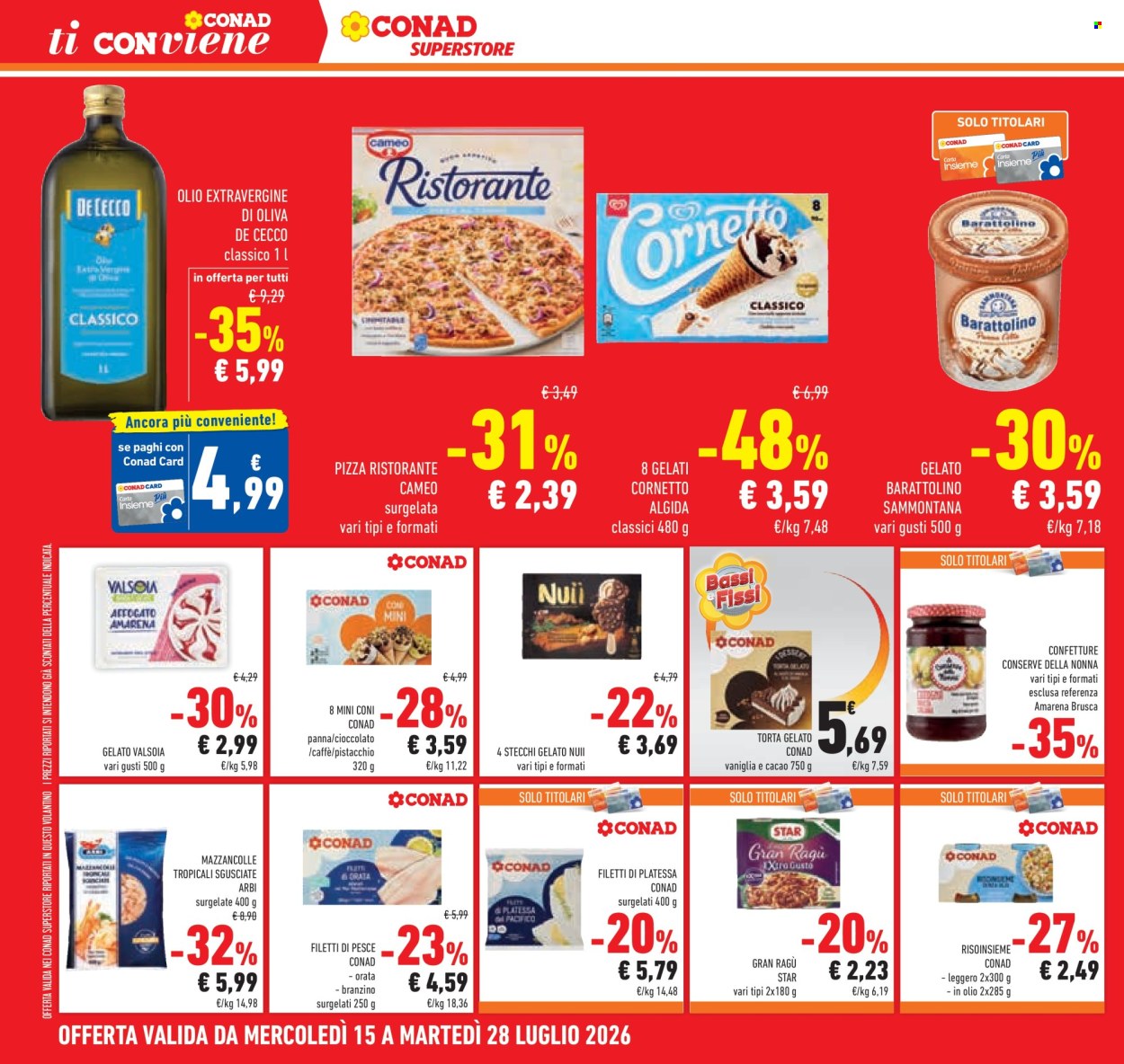 Volantino Conad Superstore - 15/7/2026 - 28/7/2026. Pagina 20