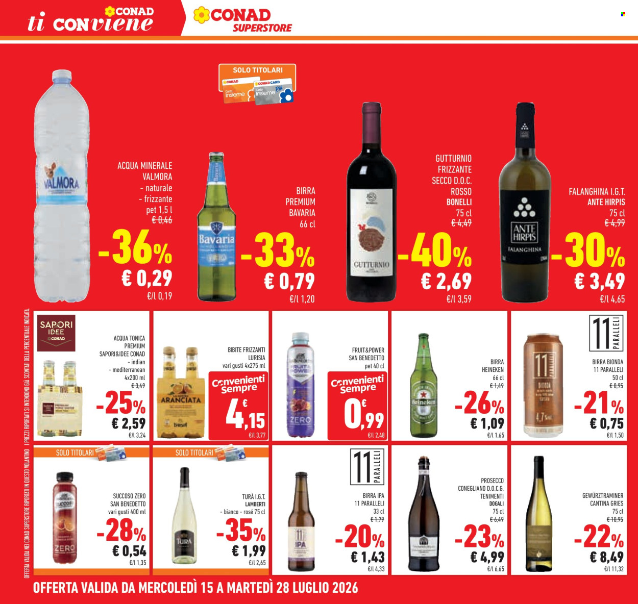 Volantino Conad Superstore - 15/7/2026 - 28/7/2026. Pagina 24