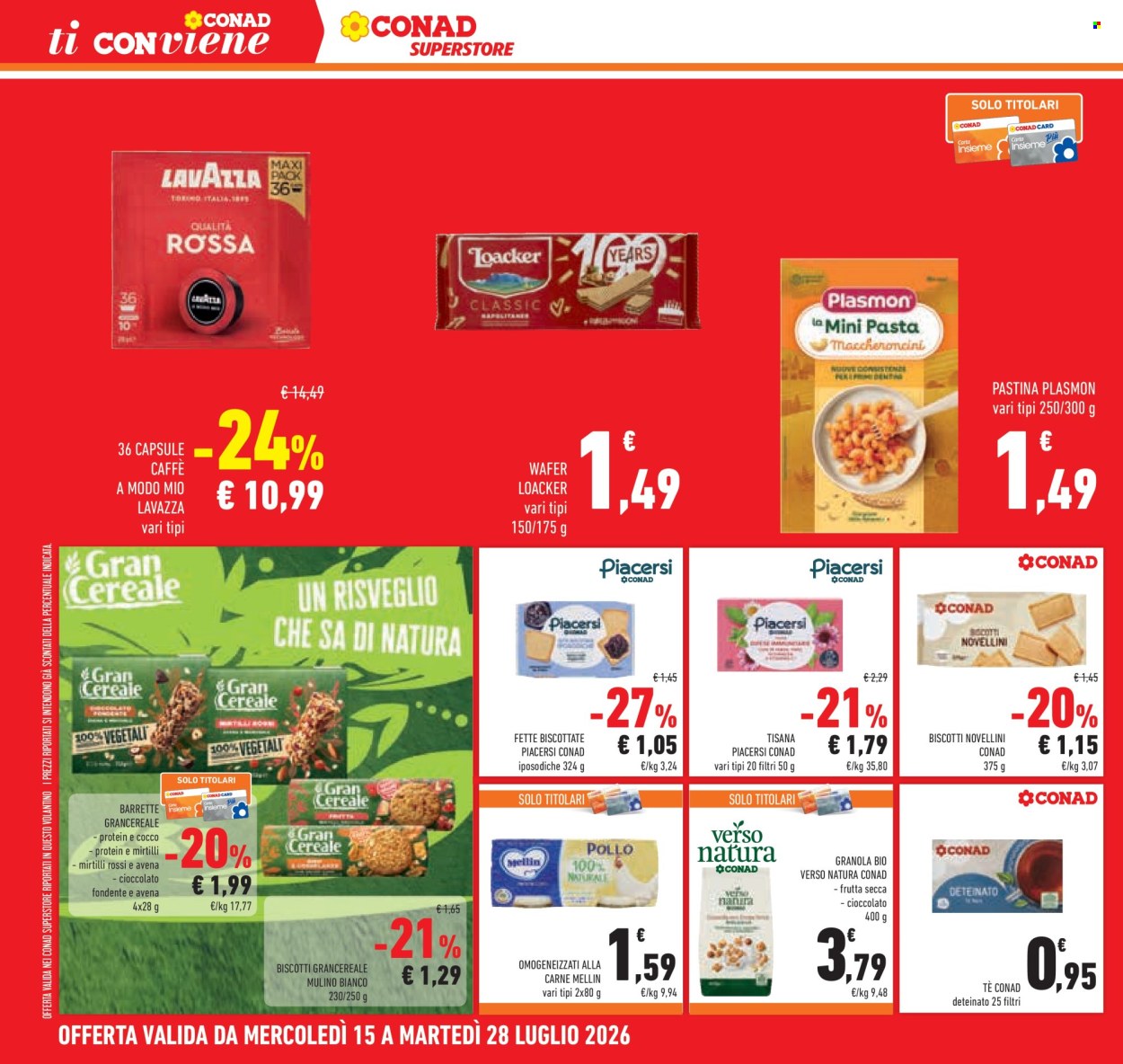 Volantino Conad Superstore - 15/7/2026 - 28/7/2026. Pagina 30