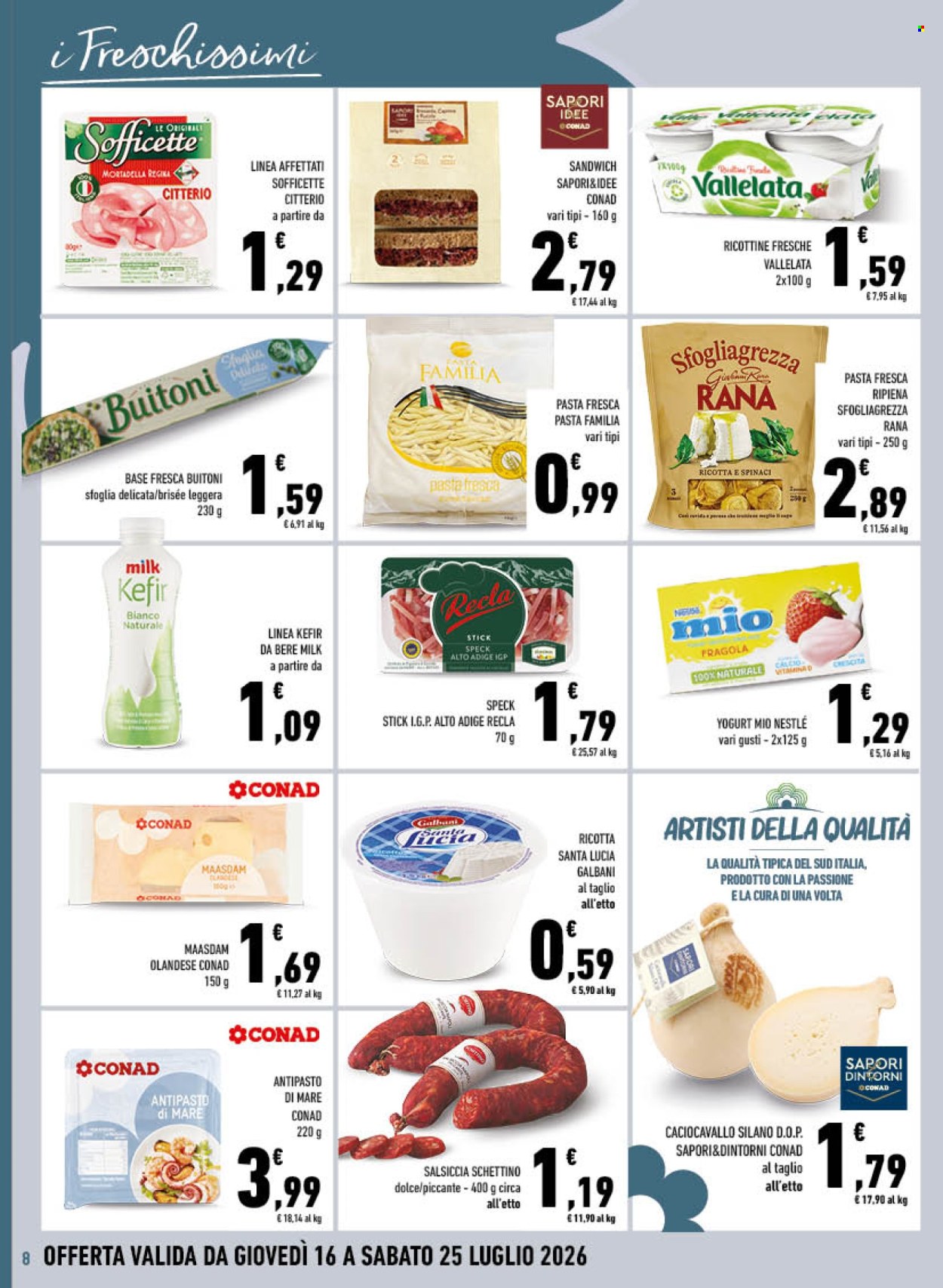 Volantino Conad - 16/7/2026 - 25/7/2026. Pagina 8