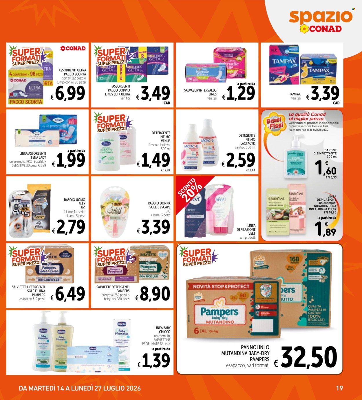 Volantino Spazio Conad - 14/7/2026 - 27/7/2026. Pagina 19