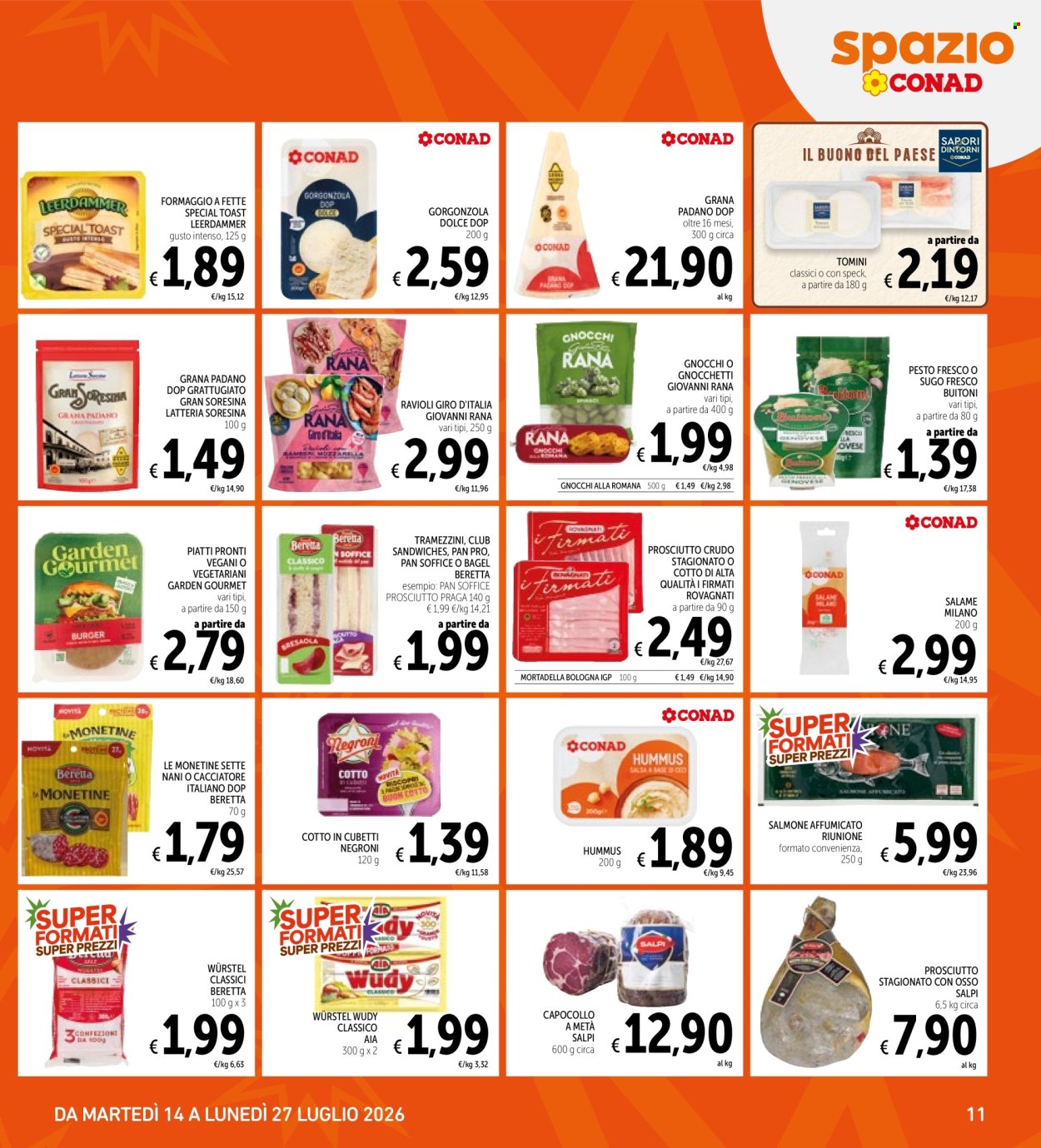 Volantino Spazio Conad - 14/7/2026 - 27/7/2026. Pagina 11