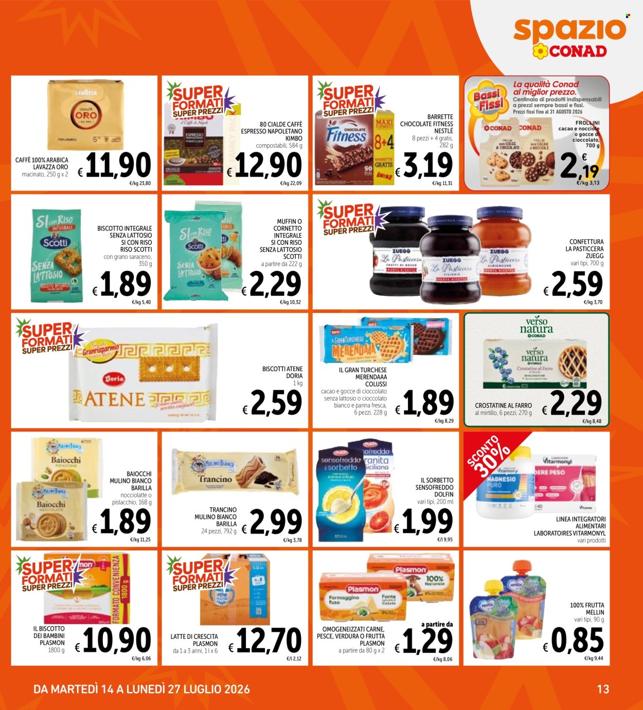 Volantino Spazio Conad - 14/7/2026 - 27/7/2026. Pagina 13