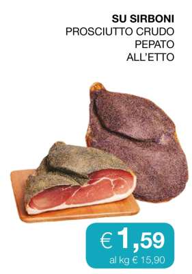 SU SIRBONI PROSCIUTTO CRUDO PEPATO ALL’ETTO