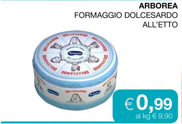 ARBOREA FORMAGGIO DOLCESARDO ALL’ETTO