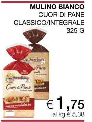 MULINO BIANCO CUOR DI PANE CLASSICO/INTEGRALE