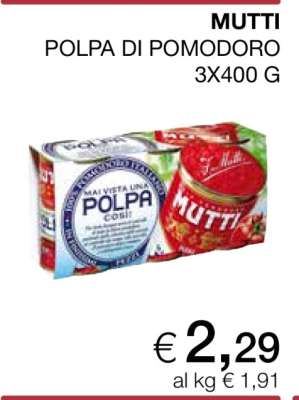Mutti Polpa di pomodoro