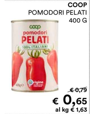 COOP POMODORI PELATI 400 G