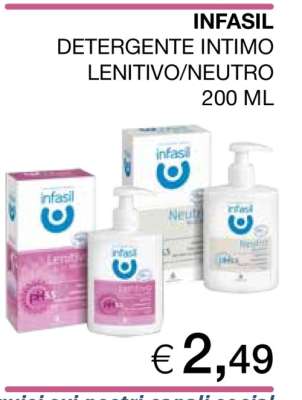 INFASIL DETERGENTE INTIMO LENITIVO/NEUTRO 200 ML