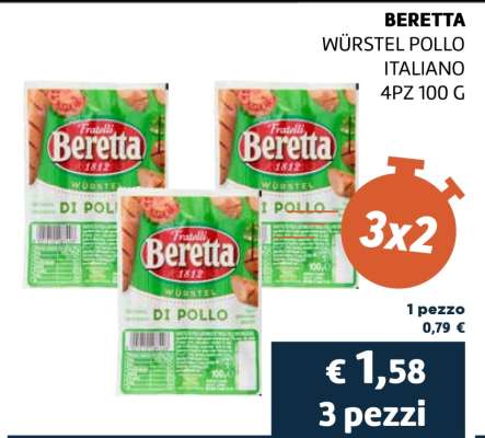 BERETTA WÜRSTEL POLLO ITALIANO