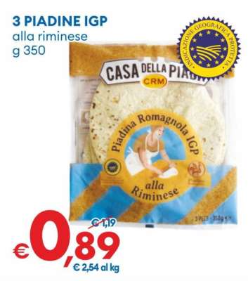 3 PIADINE IGP