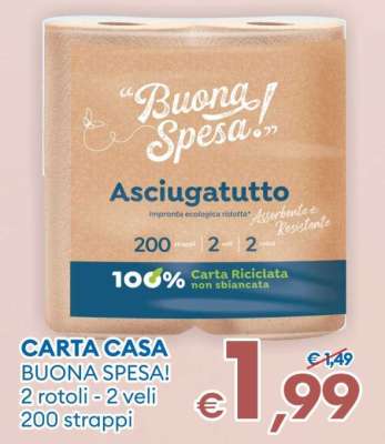 CARTA CASA BUONA SPESA!
