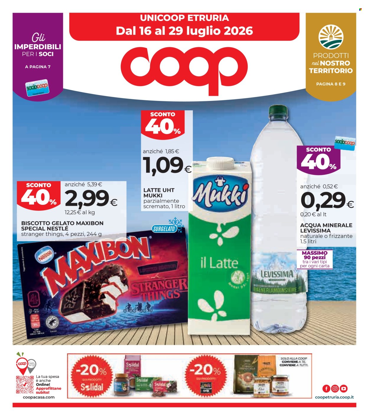 Volantino Coop - 16/7/2026 - 29/7/2026. Pagina 1