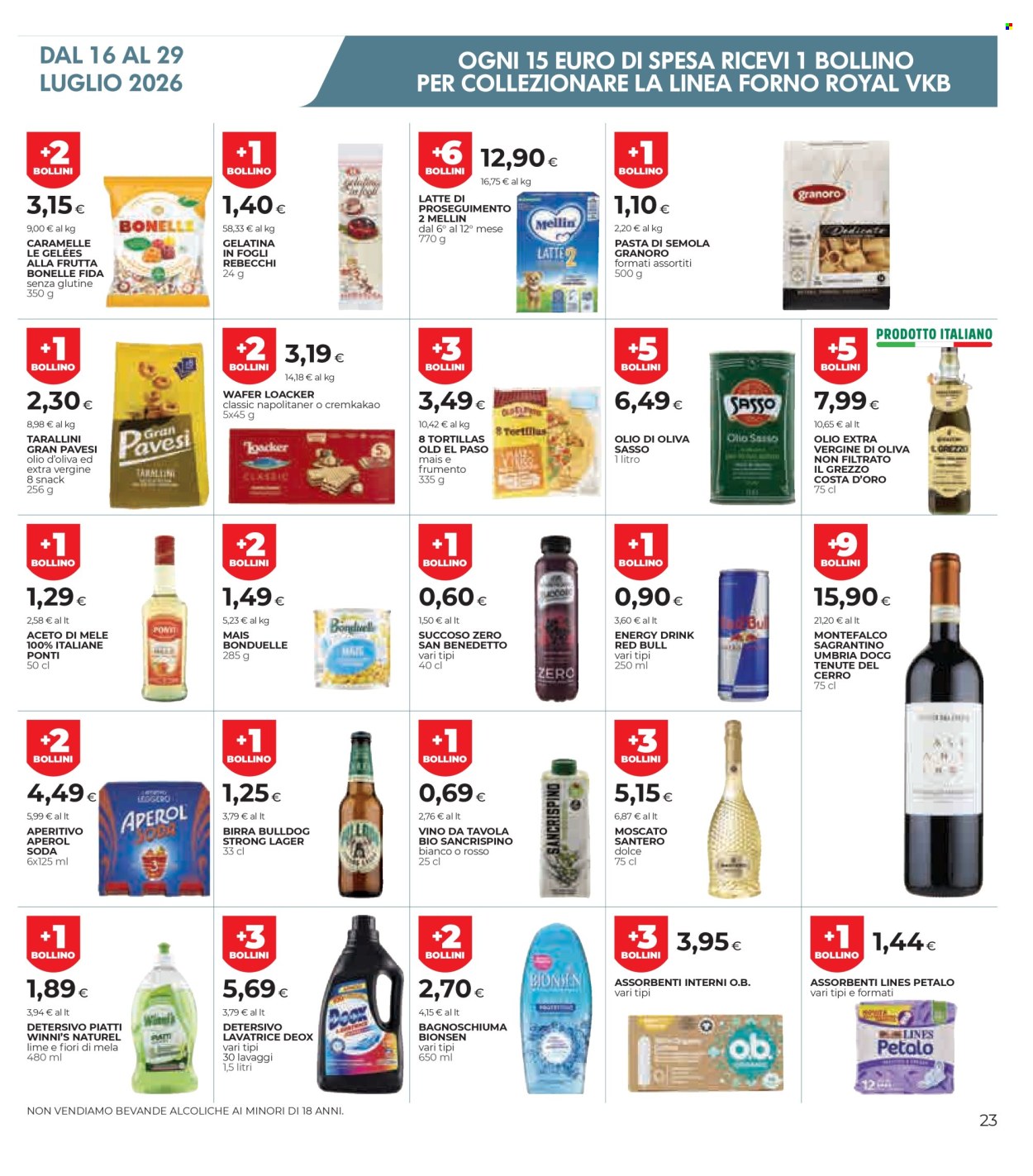 Volantino Coop - 16/7/2026 - 29/7/2026. Pagina 23
