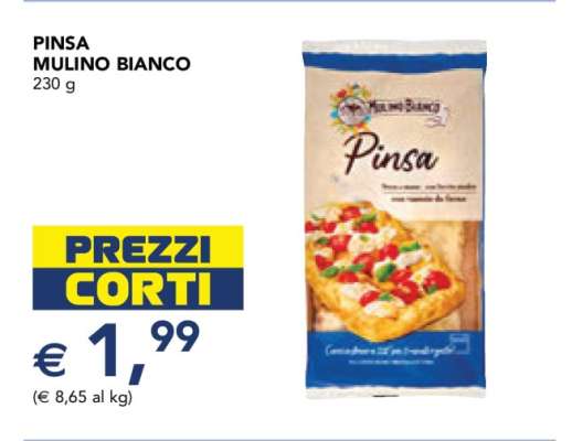 Pinsa Mulino Bianco