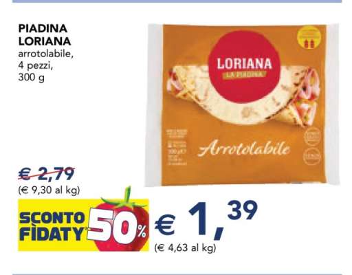PIADINA LORIANA