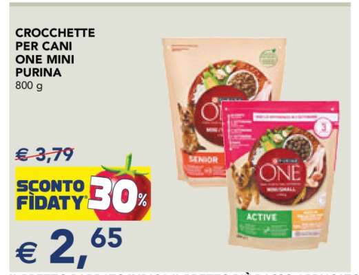 CROCCHETTE PER CANI ONE MINI PURINA