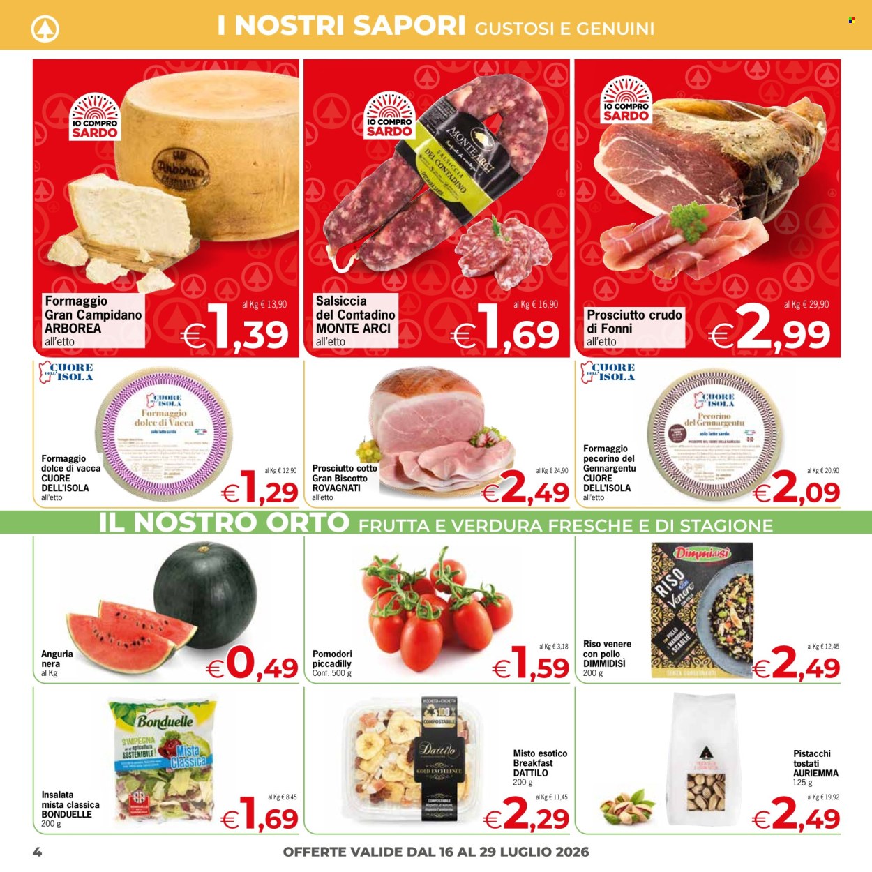 Volantino Despar - 16/7/2026 - 29/7/2026. Pagina 4