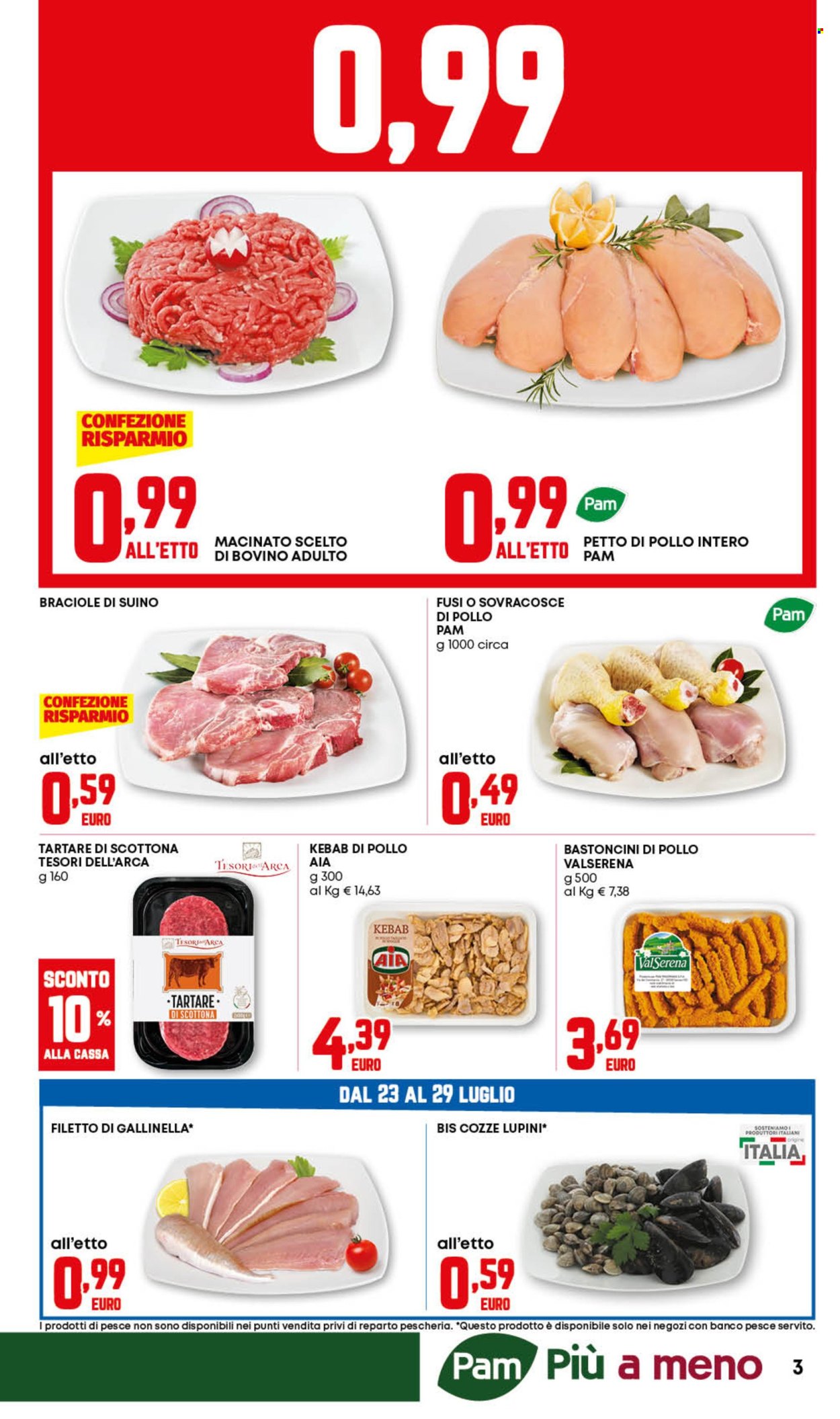 Volantino Pam Panorama - 16/7/2026 - 29/7/2026. Pagina 3