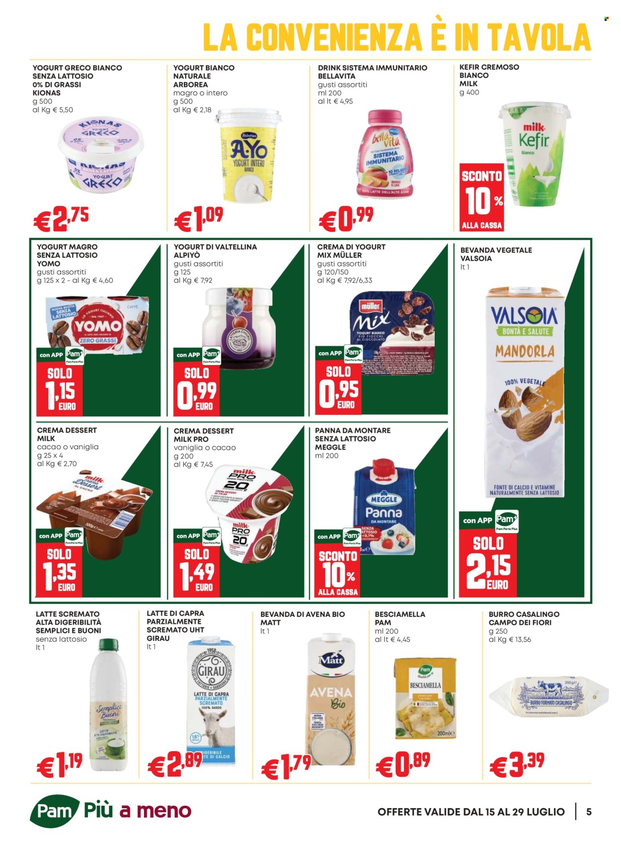 Volantino Pam Panorama - 16/7/2026 - 29/7/2026. Pagina 5