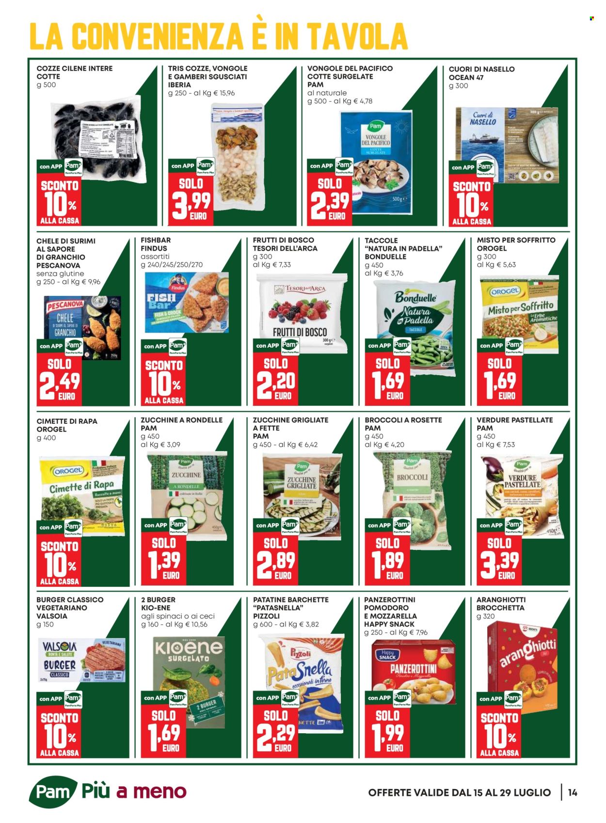 Volantino Pam Panorama - 16/7/2026 - 29/7/2026. Pagina 14