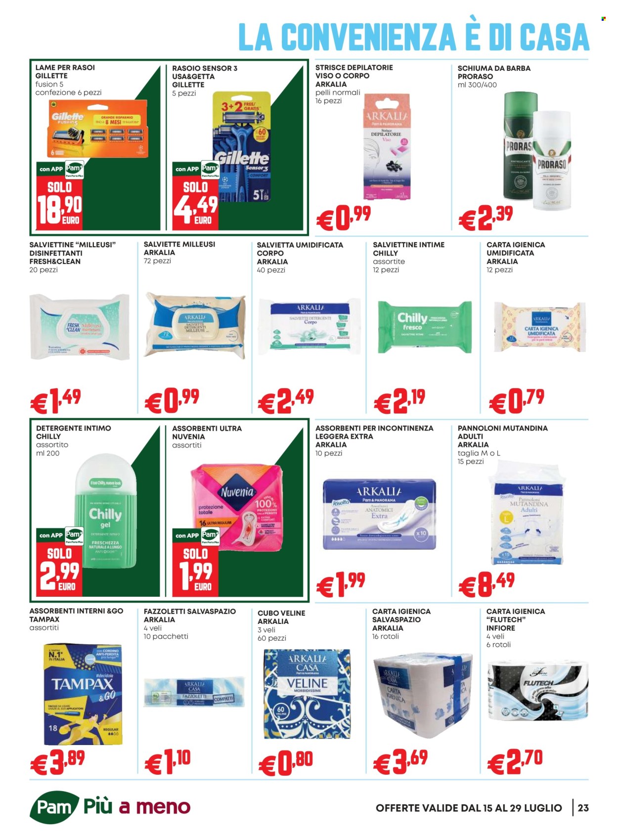 Volantino Pam Panorama - 16/7/2026 - 29/7/2026. Pagina 23