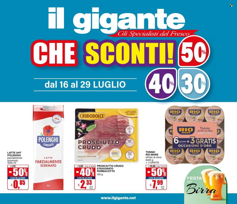 Volantino Il Gigante - 16/7/2026 - 29/7/2026.