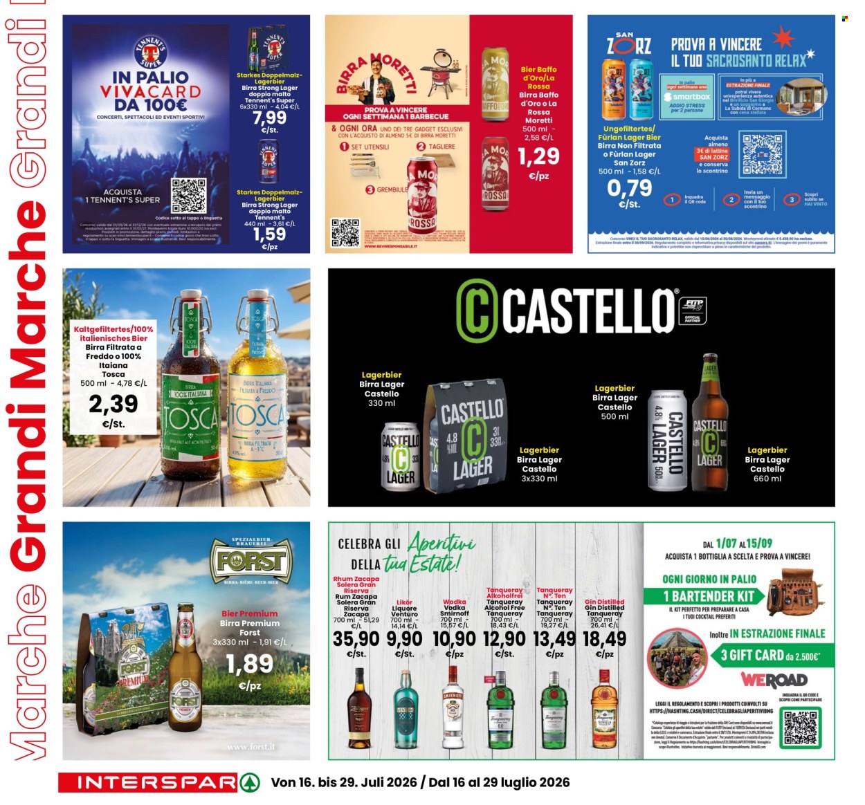 Volantino Interspar - 16/7/2026 - 29/7/2026. Pagina 8