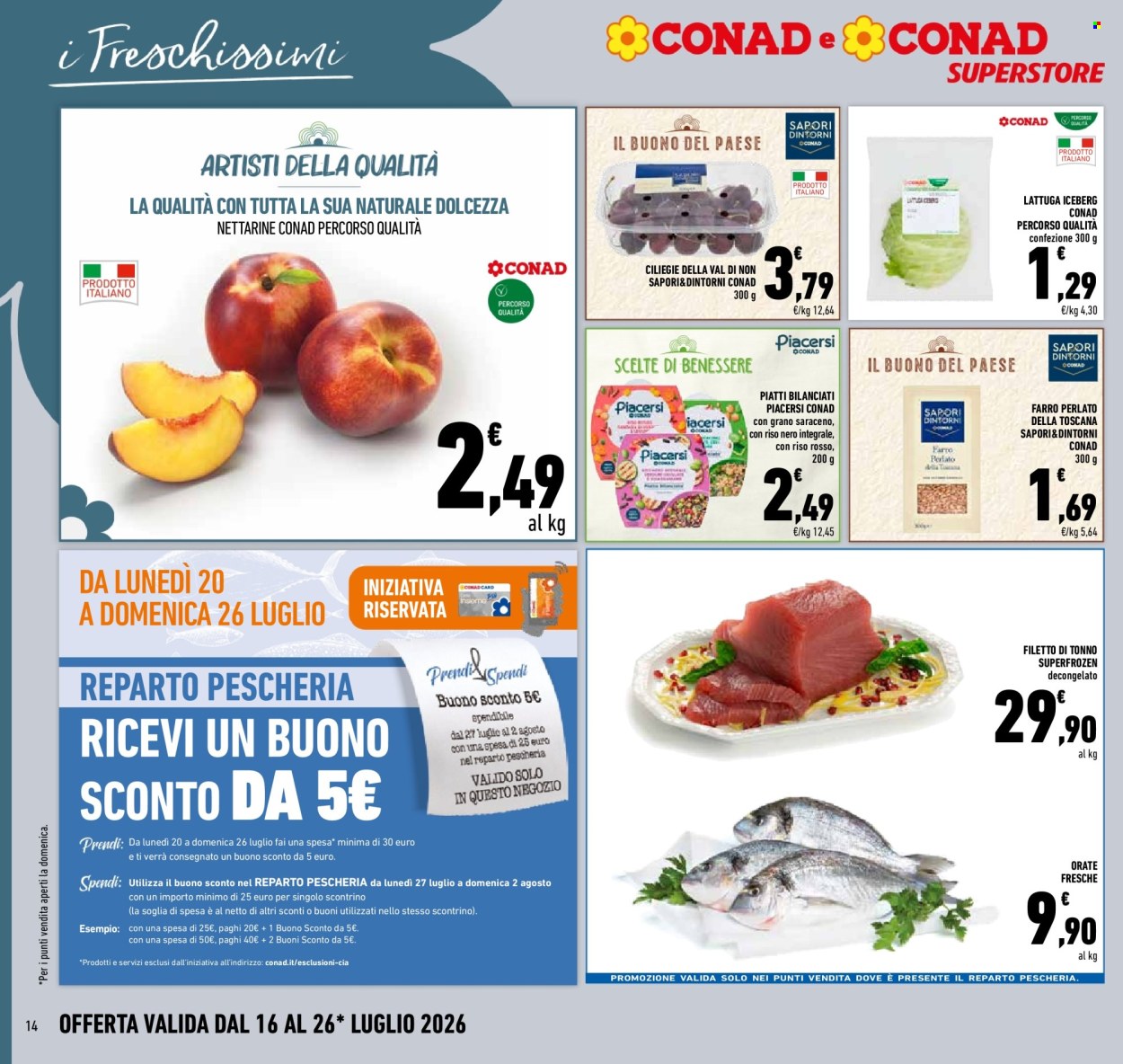 Volantino Conad Superstore - 16/7/2026 - 26/7/2026. Pagina 14
