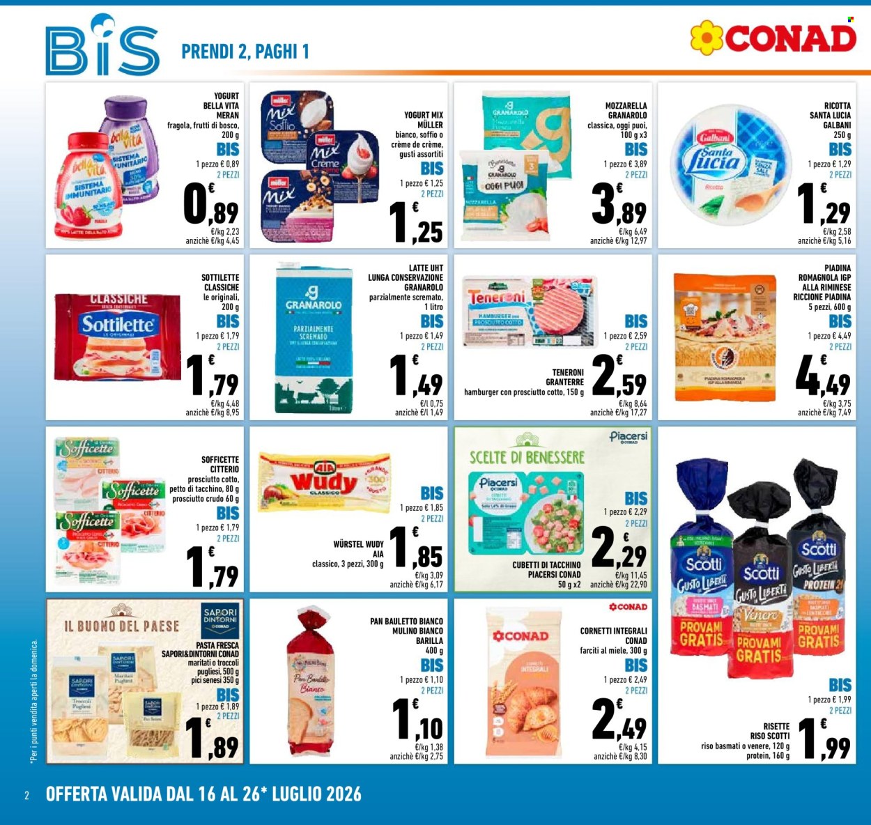 Volantino Conad - 16/7/2026 - 26/7/2026. Pagina 2