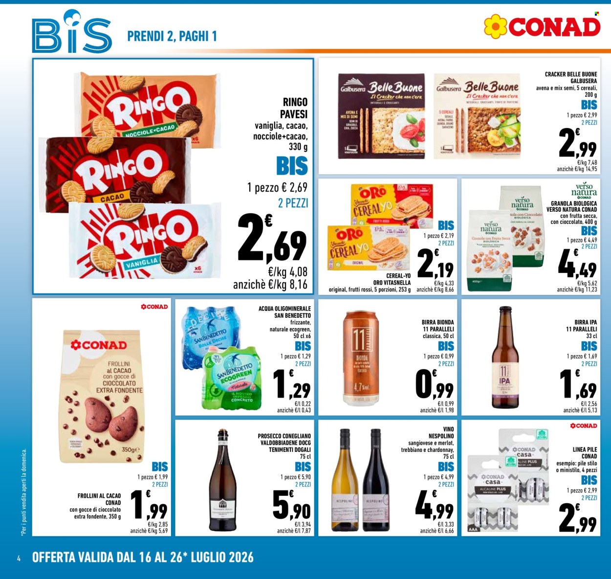 Volantino Conad - 16/7/2026 - 26/7/2026. Pagina 4