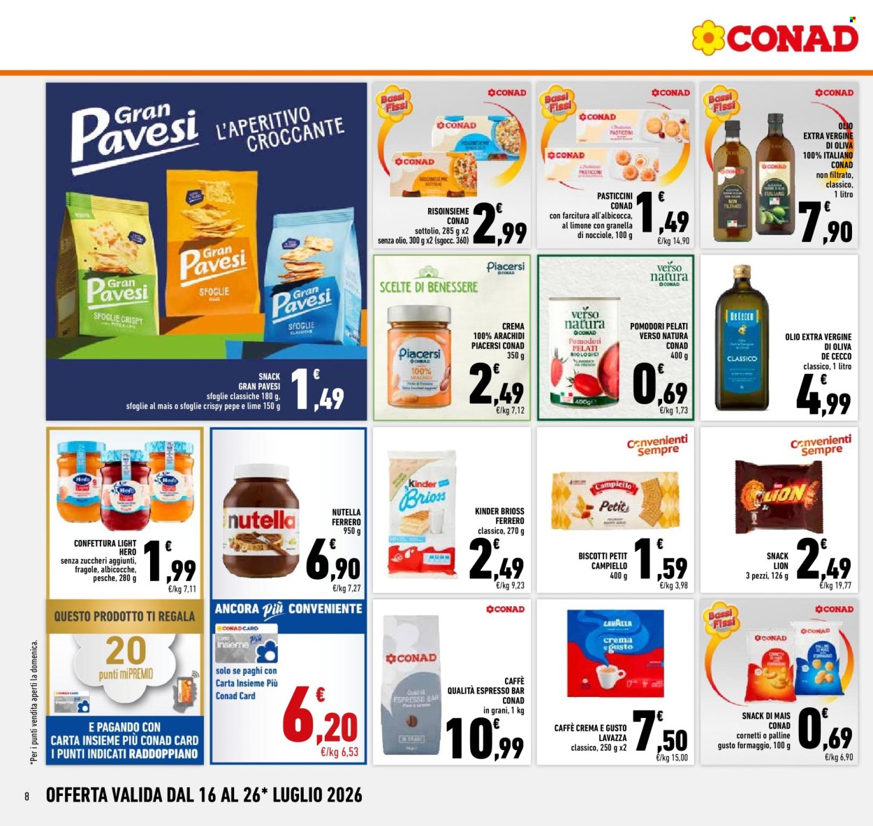 Volantino Conad - 16/7/2026 - 26/7/2026. Pagina 8
