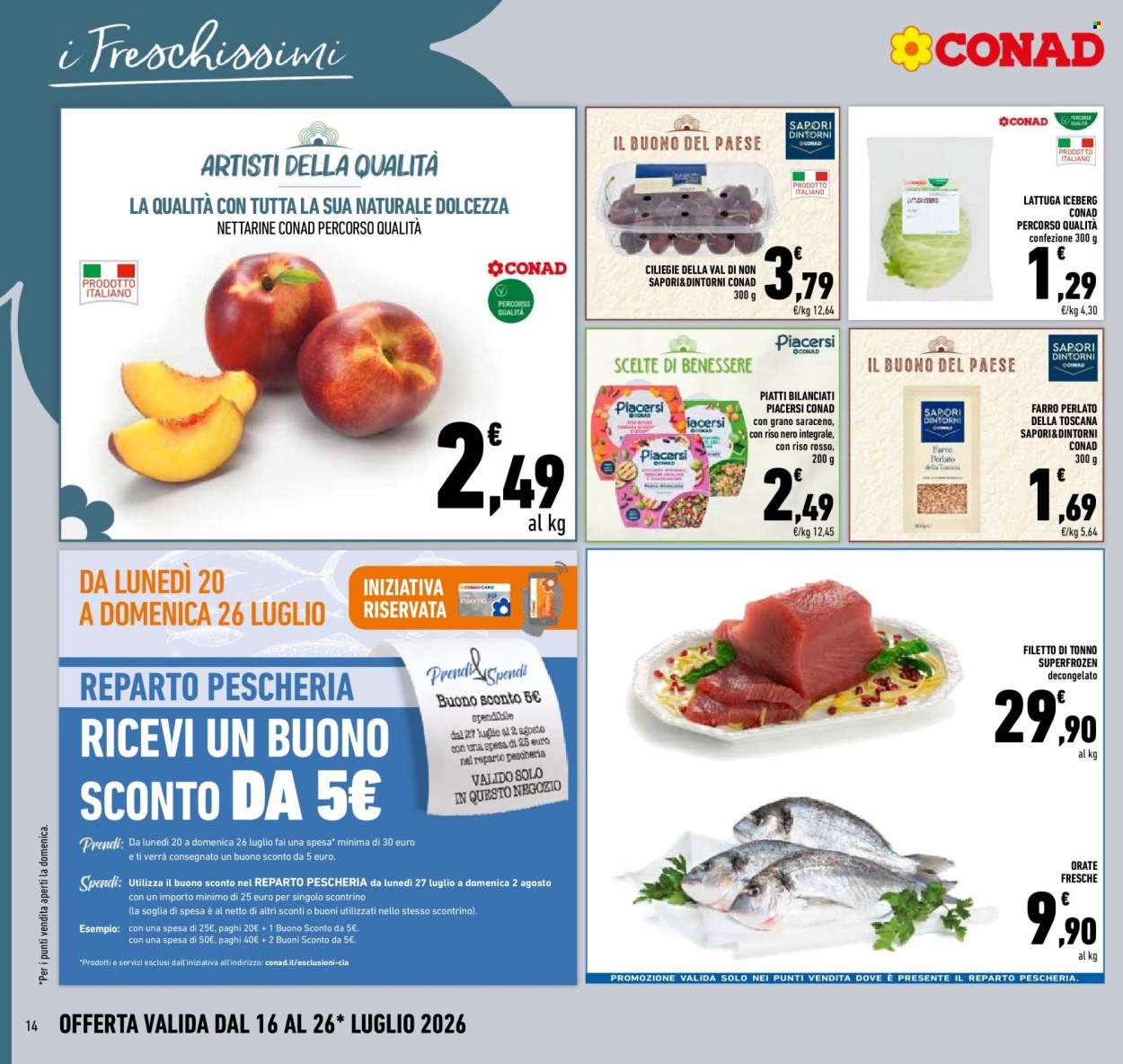 Volantino Conad - 16/7/2026 - 26/7/2026. Pagina 14