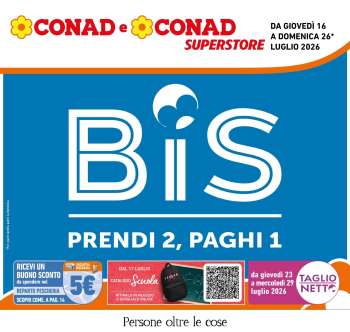 Volantino Conad Superstore - 16/7/2026 - 26/7/2026.