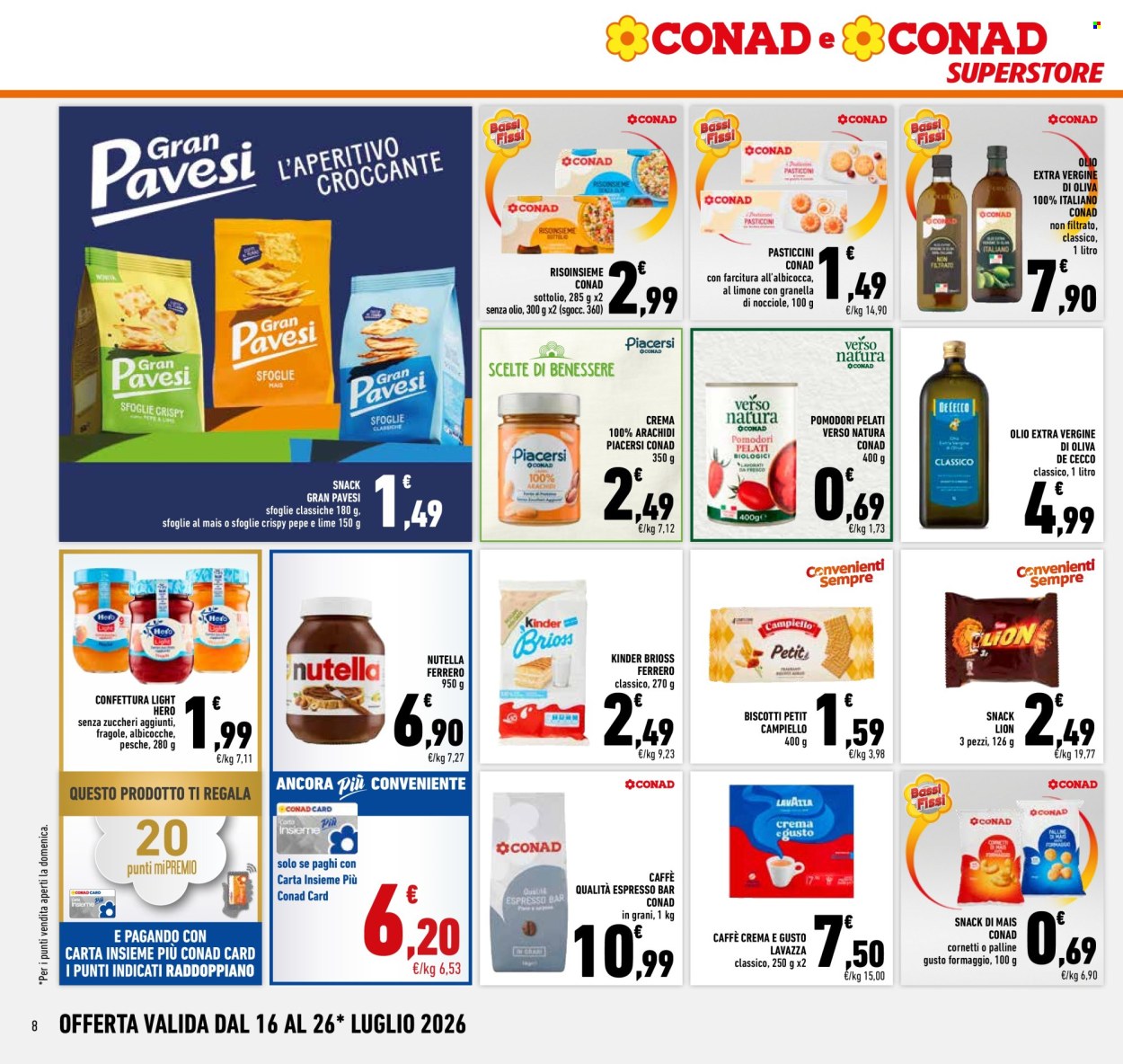 Volantino Conad Superstore - 16/7/2026 - 26/7/2026. Pagina 8