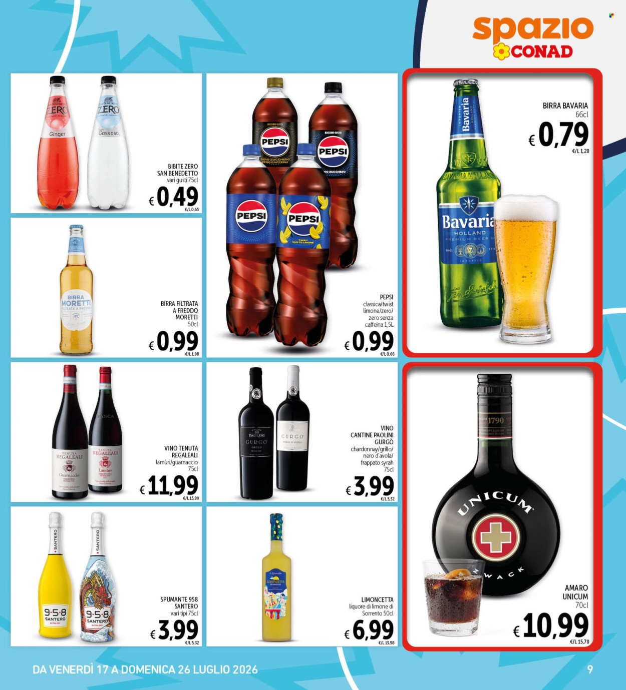 Volantino Spazio Conad - 17/7/2026 - 26/7/2026. Pagina 9