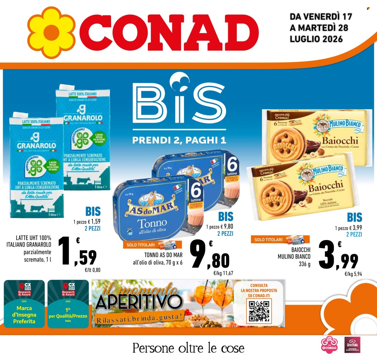 Volantino Conad - 17/7/2026 - 28/7/2026. Pagina 1