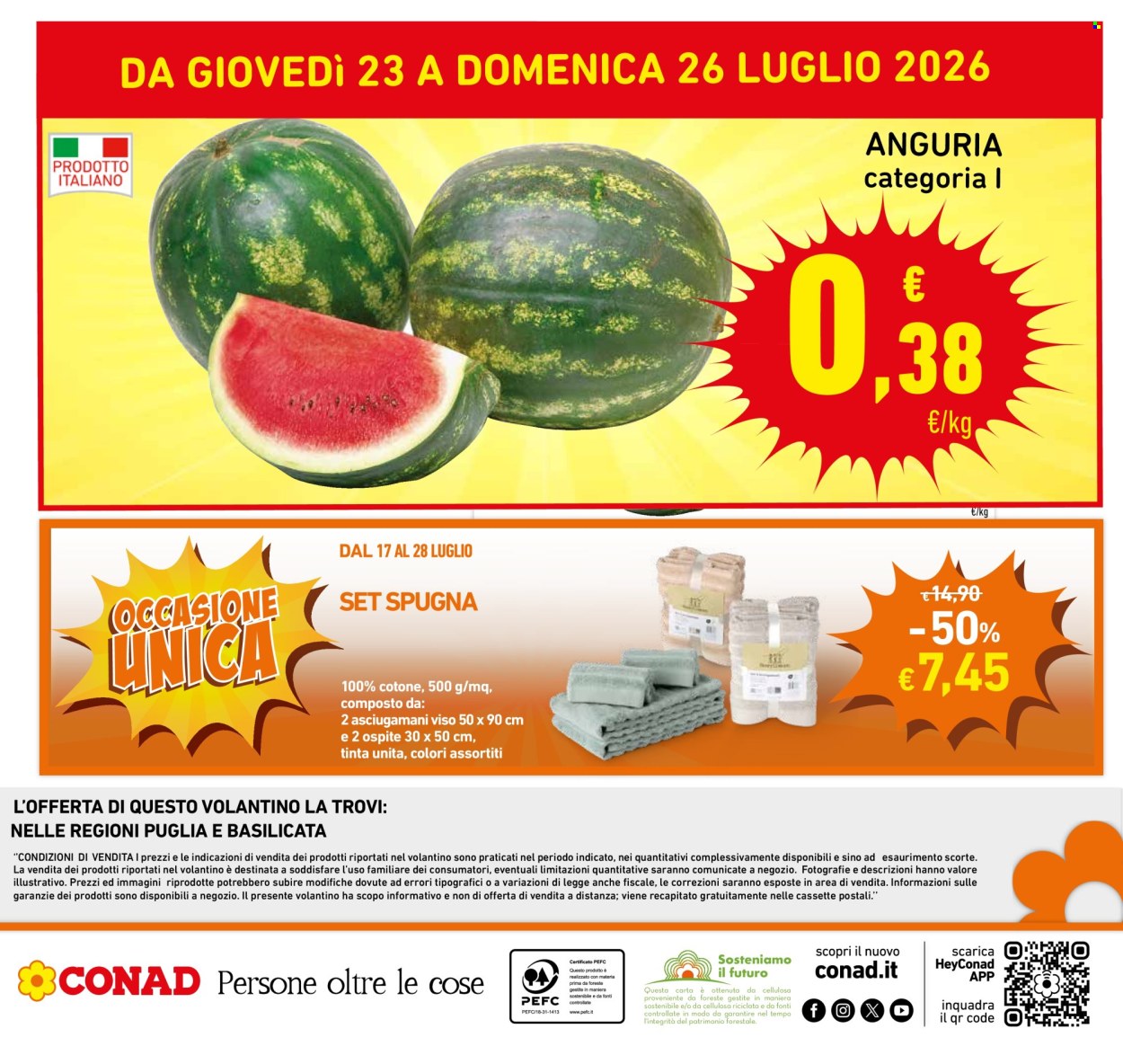 Volantino Conad - 17/7/2026 - 28/7/2026. Pagina 20