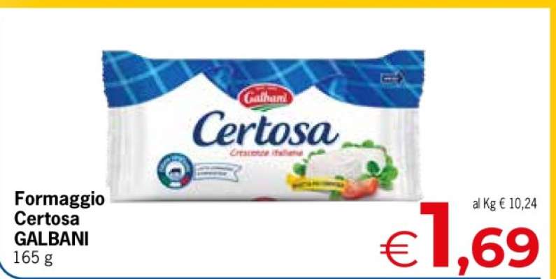 Formaggio Certosa GALBANI