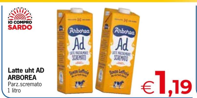 LATTE UHT AD ARBOREA