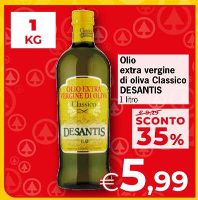 Olio Extra Vergine di Oliva Classico Desantis