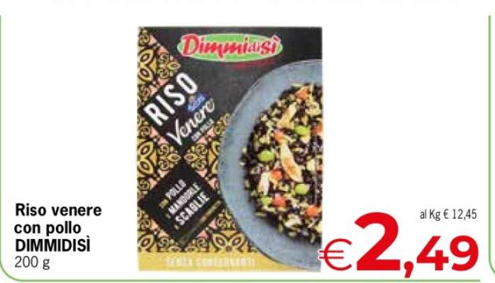Riso venere con pollo DIMMIDISÌ